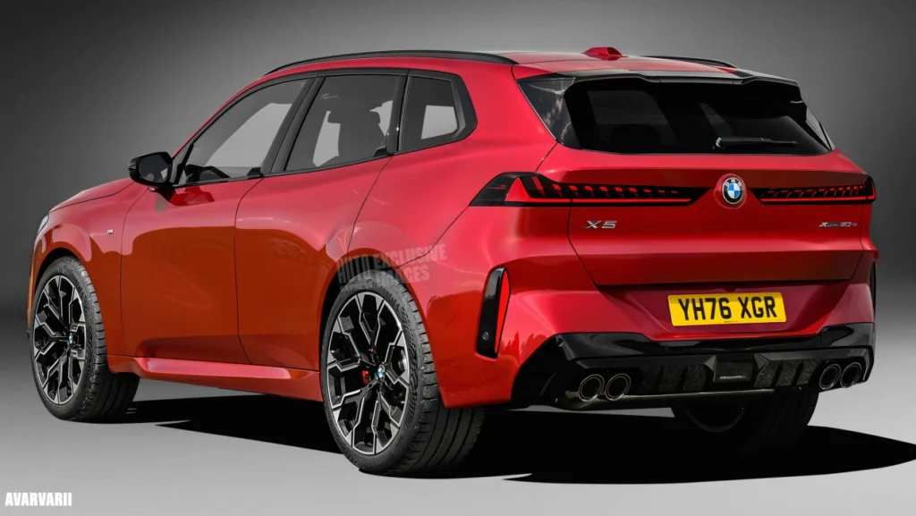 BMW X5 rear 3 4 render peooyf