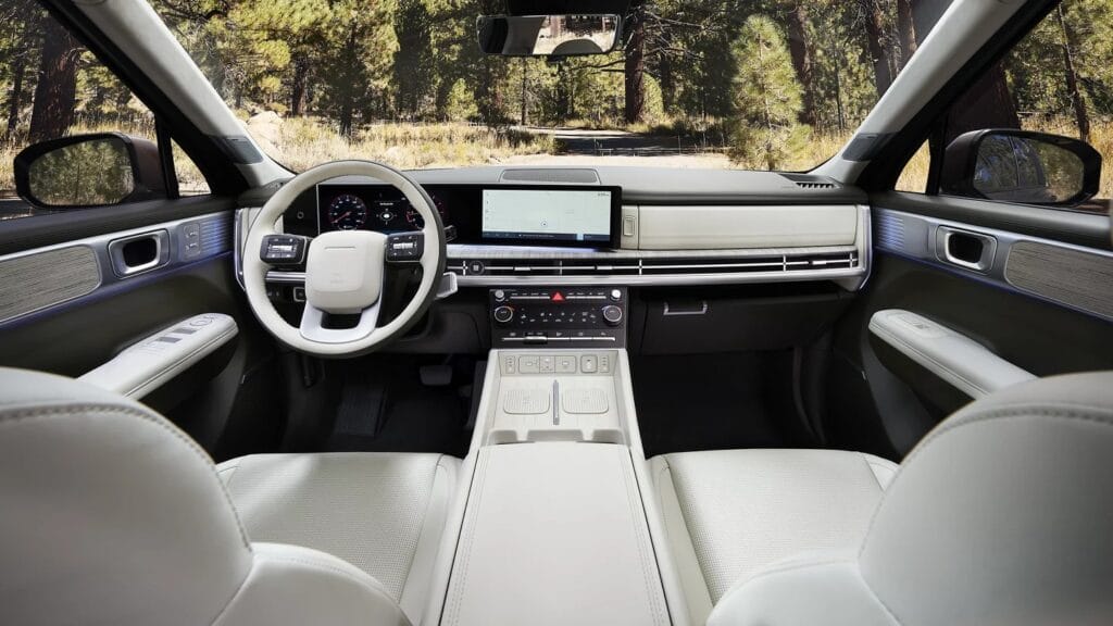 هيونداي سانتافي Santa Fe الجديدة بتخفيضات حتى 250 ألف جنيه.. السعر والمواصفات 8 Hyundai Santa Fe 2025