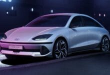 hyundai ioniq 6 design debut front purple city