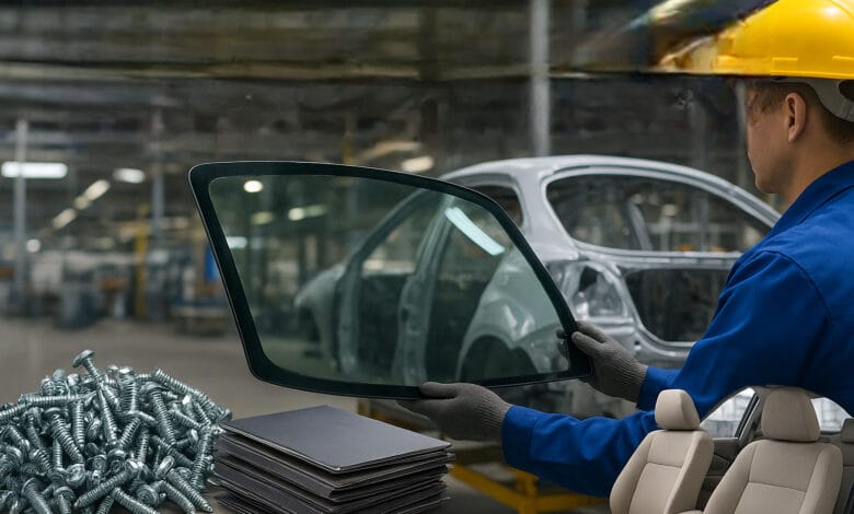 مكونات السيارات