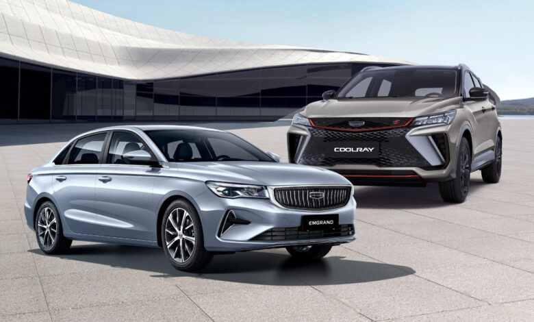 كاش باك على جيلي كولراي وإمجراند 2026 يصل لـ 100 ألف جنيه من «أبو غالي»