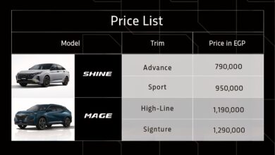 ثبات أسعار سيارات دونج فينج في مصر: تبدأ من 790 ألف جنيه