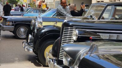 60 سيارة كلاسيكية تزين القاهرة احتفالًا بمرور 102 عام على نادي السيارات