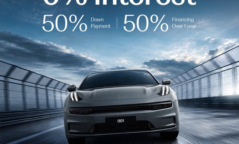 تقسيط زيكر Zeekr 001 بفائدة 0% ومقدم 50%